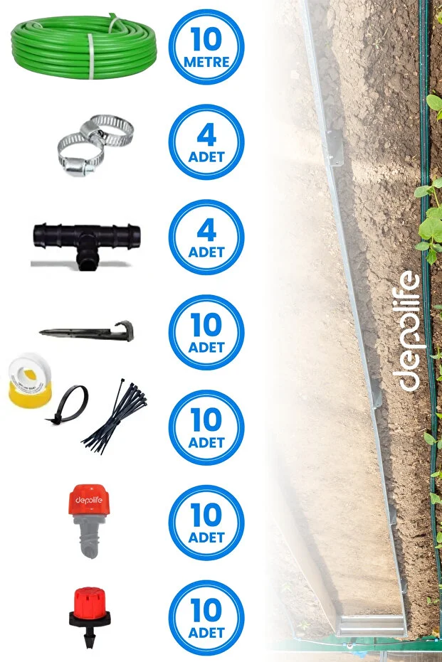 Wi-fi Uzaktan Kumandalı Bahçe Sera Tarla Saksı Sulama Nemlendirme Buharlama Sisleme Damlatma Sistemi